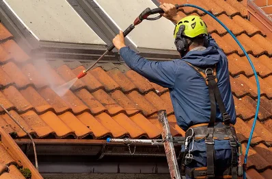 Démoussage et hydrofuge de toiture à Corgengoux